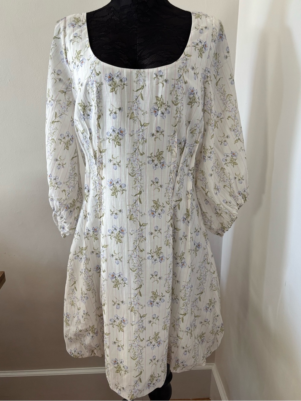 H&M Brock Collection 100%cotton  floral mini dress